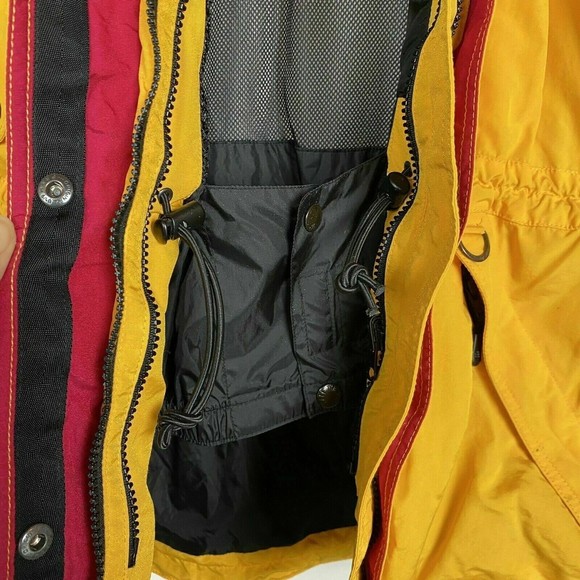 The North Face Jacket Women 8 Ski Snowboar Yellow Black Extreme Light Hooded VTG - Picture 6 of 12
